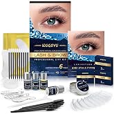 Lash Lift Kit, Eyebrow Lamination Kit, Eyelash Perm Kit, Professional Eyelash &amp; Brow 2 in 1 Perm Kit, 2026 Eyelash Lift Kit Glue Upgraded Version Lasting Effect 6 Weeks, Suitable for Salon &amp; Home Use