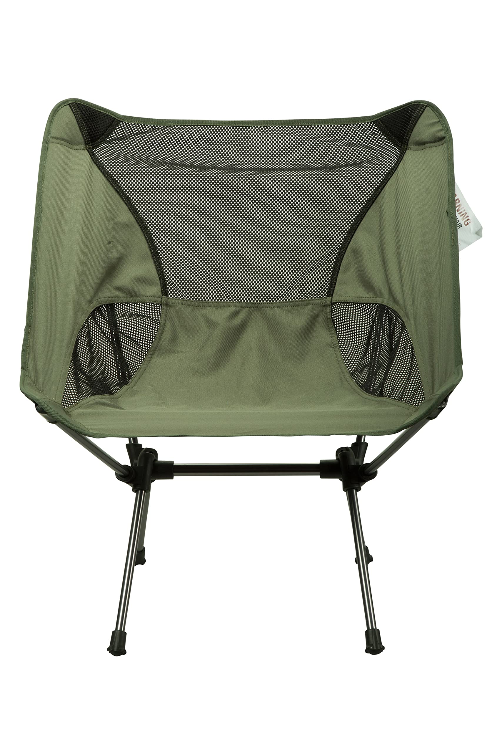Mountain Warehouse Lightweight Low Folding Chair - Durable Picnic Chair, Lightweight - For Spring, Summer, Garden & Travel Khaki One Size