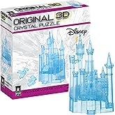 BePuzzled, Disney Cinderella's Castle Deluxe Original 3D Crystal Puzzle, Perfect for Puzzlers Ages 12 and Up, Challenging to 