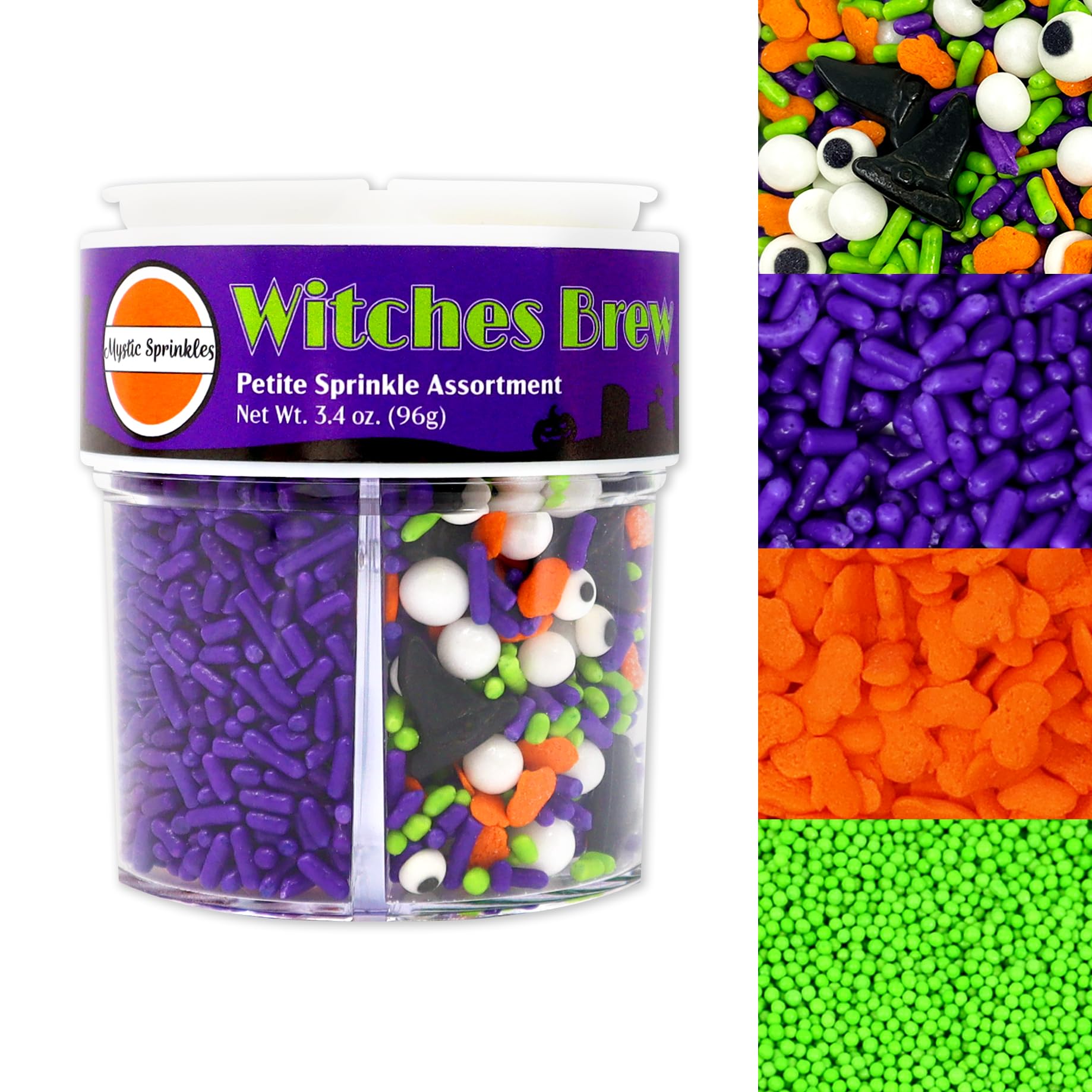 Mystic Sprinkles 4 Cell Sprinkle Assortments