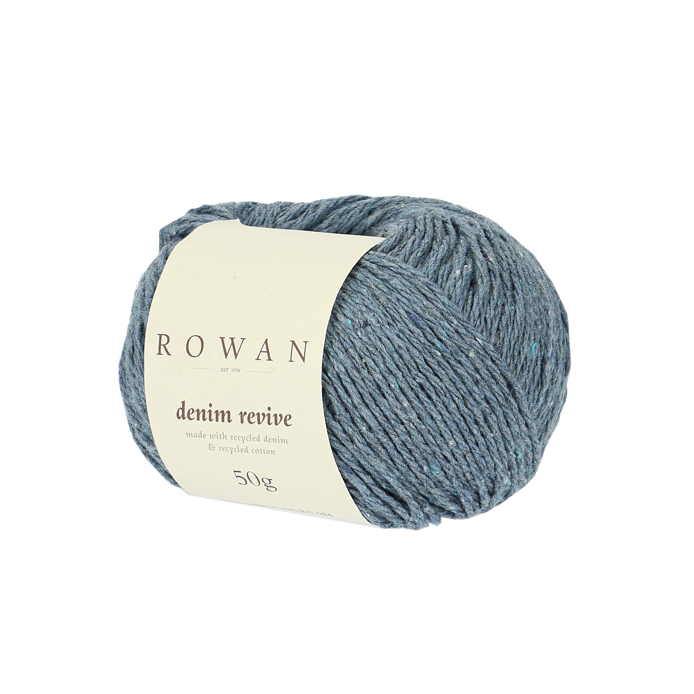 Rowan Denim Revive Air. 95% Cotton 5% Other Fibers Yarn - 50g