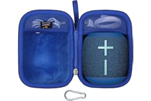 Aproca Case Compatible with Ultimate Ears WONDERBOOM 4/3 Portable Waterproof Bluetooth Speaker, Carrying Storage Bag for Accessories -Blue (Case Only)