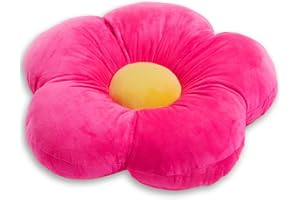 Butterfly Craze Daisy Lounge Flower Pillow - Medium 20 Inches, Cozy & Stylish Floor Cushion, Perfect Seating Solution for Tee