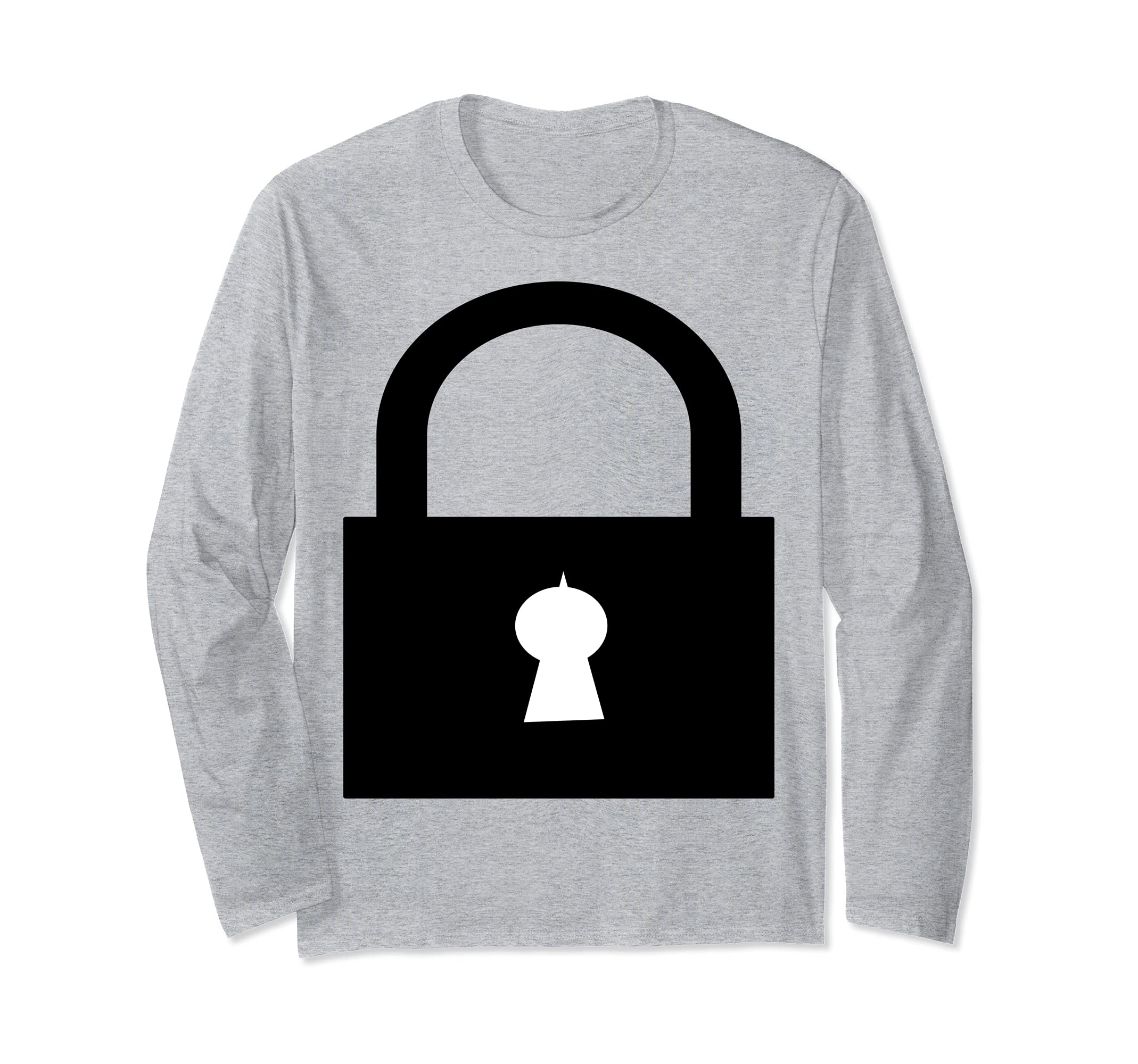 Padlock Keyhole Lock Long Sleeve T-Shirt