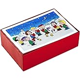 Hallmark Boxed Christmas Cards, Peanuts Gang (40 Cards with Envelopes), 1XPX2803