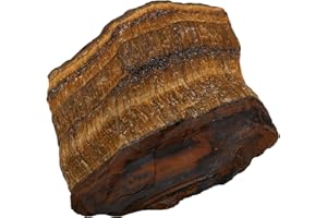 REAL-GEMS Tiger Eye Gemstone Grade AA Rough Loose Tiger Eye 228.00 Ct Tiger Eye for Wicca & Reiki Crystal Healing