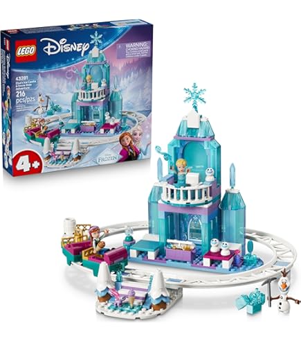 LEGO Disney Princess Palácio de Gelo da Elsa 43244 | Amazon.com.br