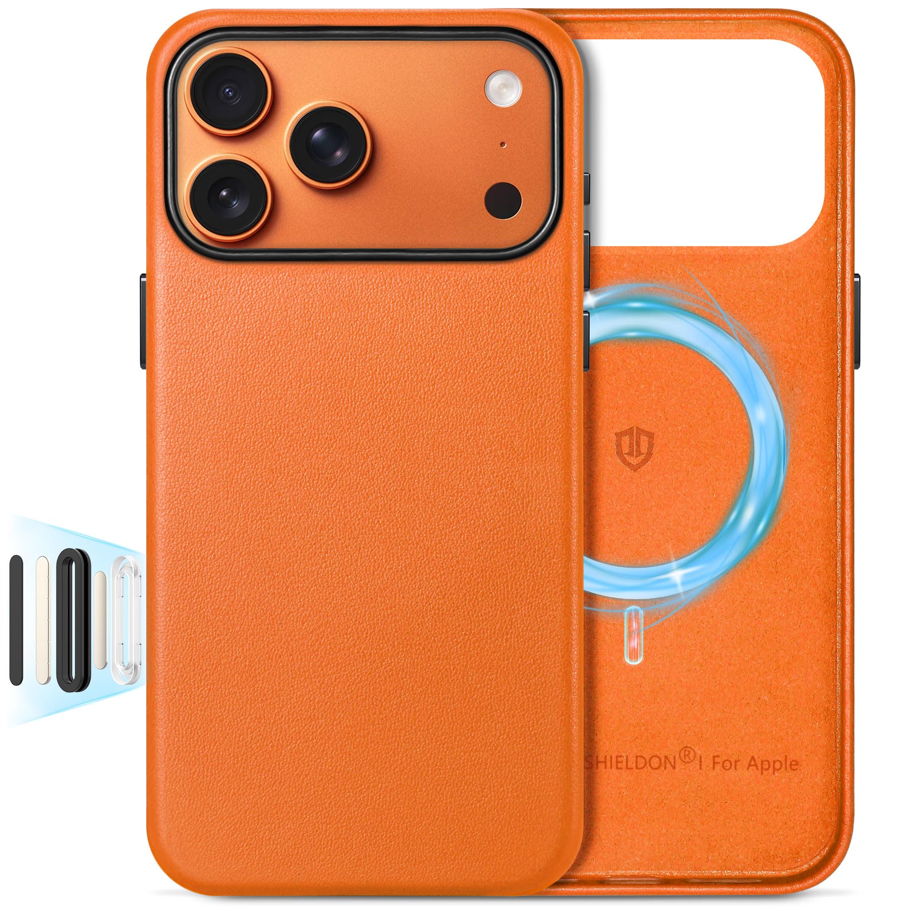 Photo 1 of SHIELDON Genuine Leather Case for iPhone 17 Pro Max 6.9"