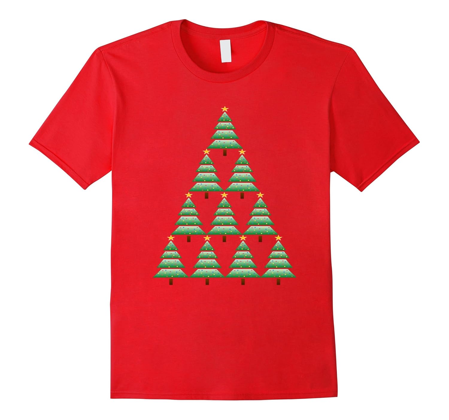 CHRISTMAS TREE T SHIRT-STAR-Costume Tee Shirt-ANZ