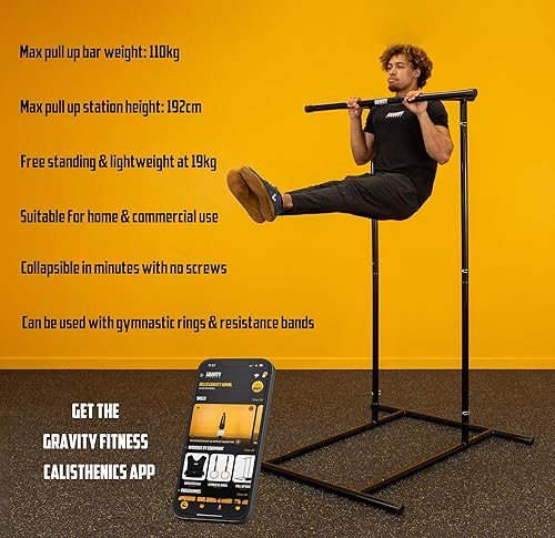 Gravity Fitness Portable Bodyweight Mate Pull Up Rack in Oman