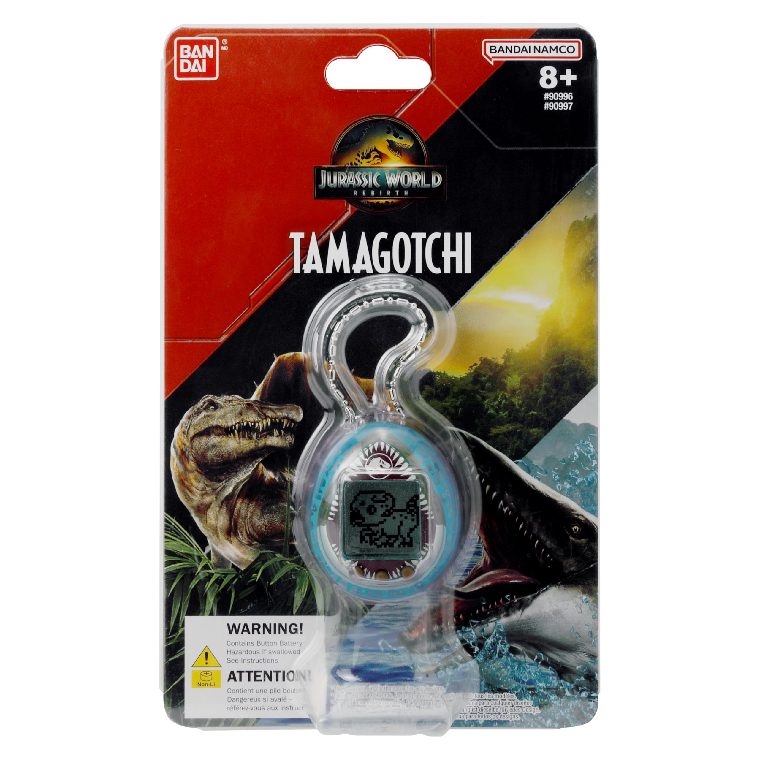 Tamagotchi Nano x Jurassic World Rebirth - Mosasaurus