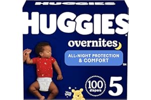 Huggies Overnites Nighttime Baby Diapers, Size 5, 100 Ct