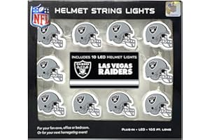 Party Animal NFL Las Vegas Raiders LED Helmet String Lights