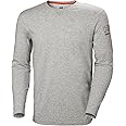 Helly-Hansen Workwear Kensington Men’s Long Sleeve Shirts Made from Durable Lightweight Rib-Knit 92% Cotton Blend