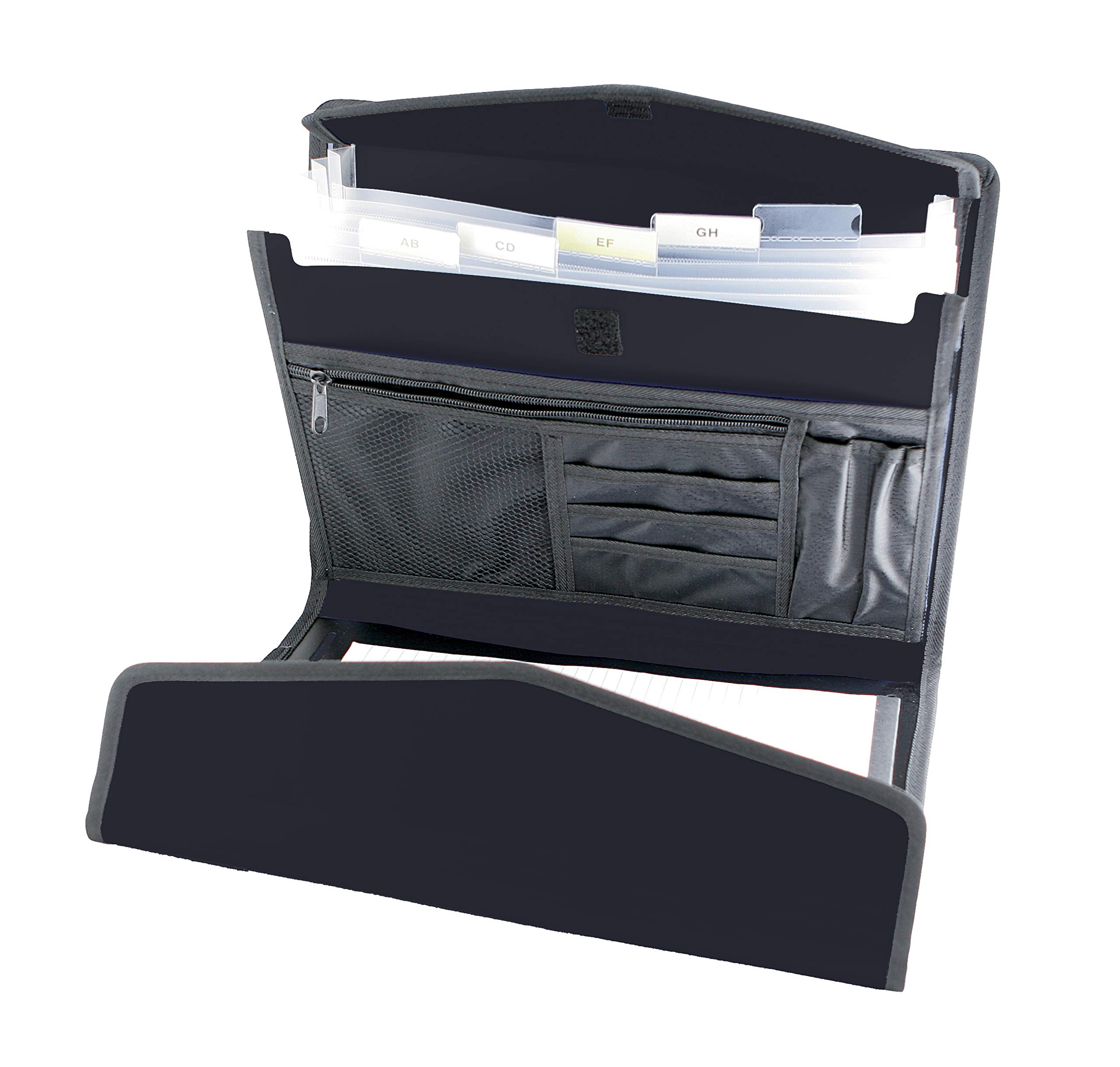 Folder Clipboard Velcro A4 Metal Black