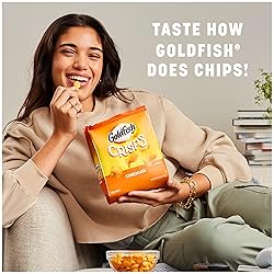 Goldfish Crisps Cheddar Cheese Baked Chip Cracker