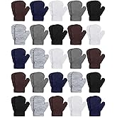 Hercicy Toddler Mittens Ages 2-4 Winter Magic Stretch Gloves Little Kids Warm Knitted Gloves for Baby Boys Girls