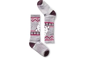 Smartwool Unisex Kids Wintersport Full Cushion Polar Bear Pattern Over-the-calf Socks (Toddler/Little Kid/Big Kid)