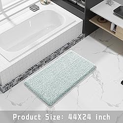 Yimobra Luxury Bathroom Rugs, Fluffy Bath Mats, Non