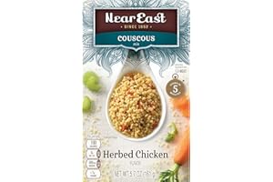 Near East Couscous Mix, Herbed Chicken, 5.7oz Boxes (12 Pack)