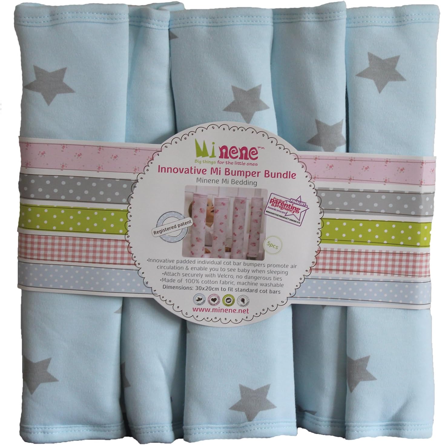 individual cot bar bumpers