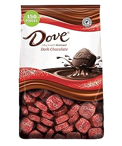 DOVE PROMISES Dark Chocolate Christmas Candy 43.07 Ounce 153-Piece Bag