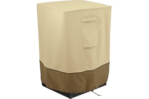 Classic Accessories Veranda Water-Resistant 21 Inch Outdoor Fire Column Cover, Patio Furniture Covers
