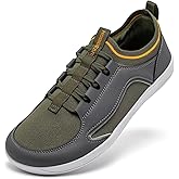 HOBIBEAR Barefoot Minimalist Shoes Womens Mens | Zero Drop | Wide Width Canvas Slip-on Shoes