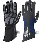 Speedway Motors Outseam Racing Gloves, SFI-5, Blue, Small