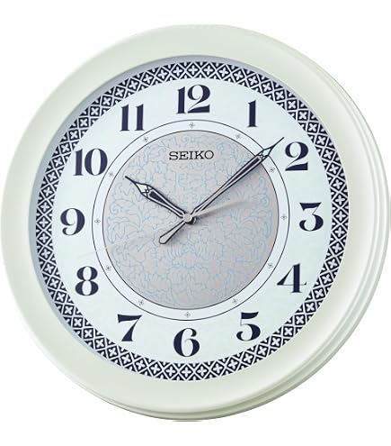 Amazon.com: Seiko Clock KX242B Wall Clock, Natural, Radio, Analog