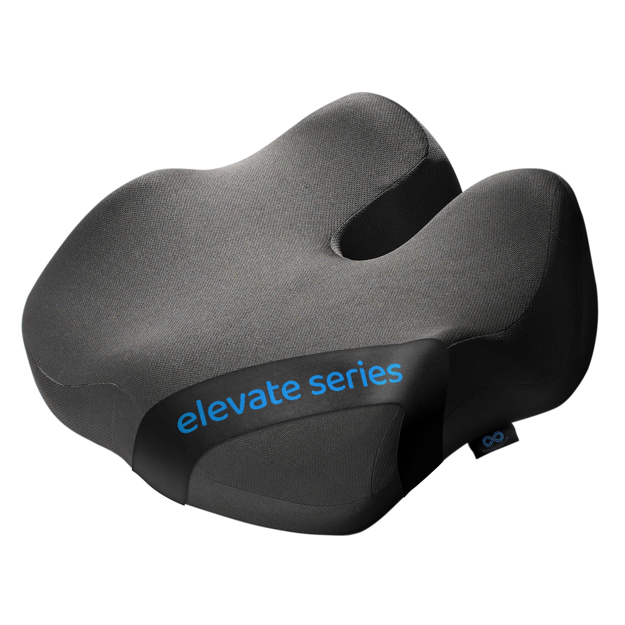 Photo 1 of Everlasting Comfort Doctor Recommended Memory Foam Seat Cushion for Office Chairs & Car - Ergonomic Office Desk Accessories - Cushions for Tailbone Pain Relief, Sciatica (Charcoal Black, XX-Large)