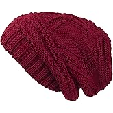 Lilax Knit Slouchy Oversized Soft Warm Winter Beanie Hat