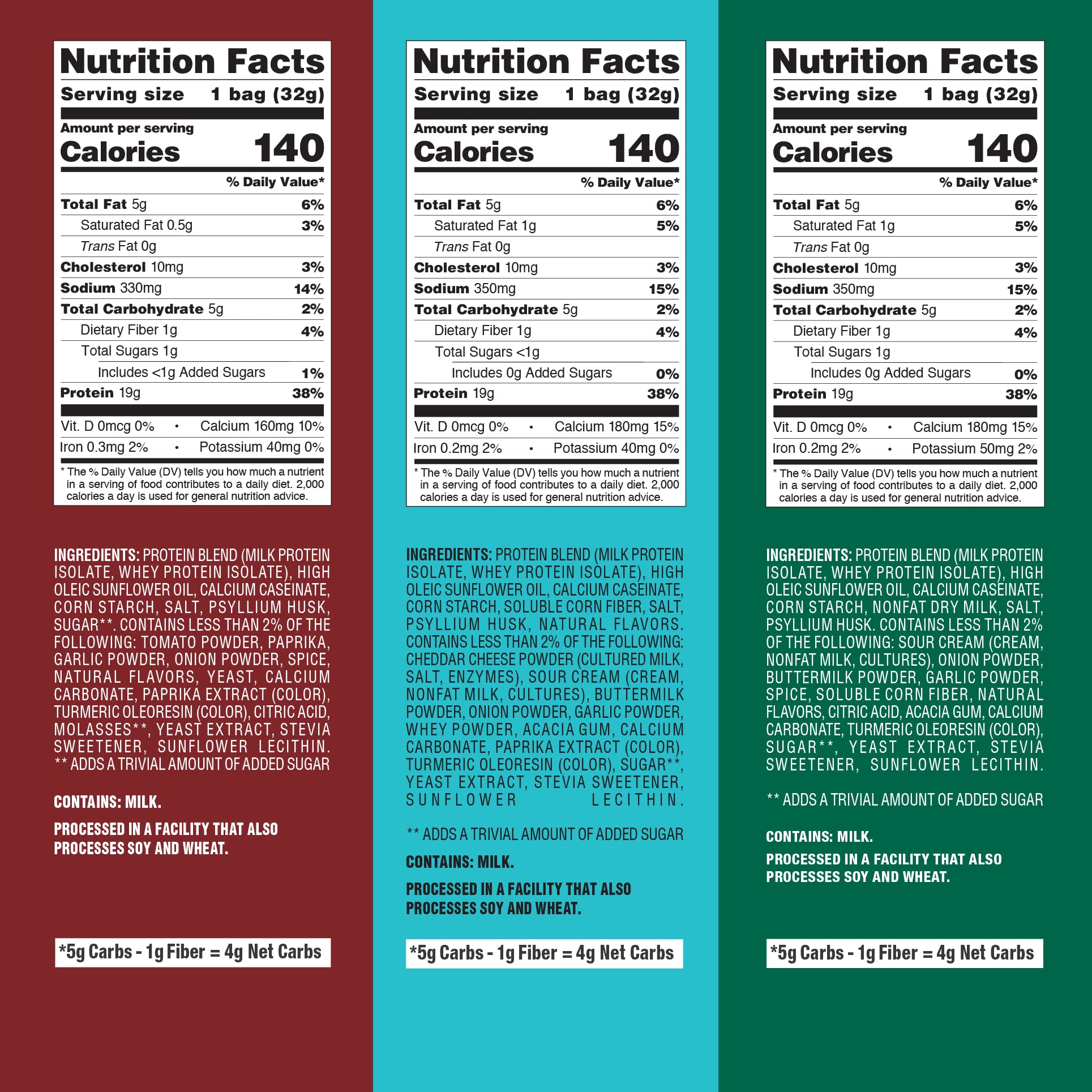 Quest Nutrition Protein Chips Variety Pack Bundle, High Protein, Low Carb, 24 Count
