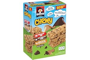 Quaker-Chewy Granola Bars, 3 Flavor Assortment, 60 count, 50.7oz, 0.84 ounce (pack of 60) (980038253)