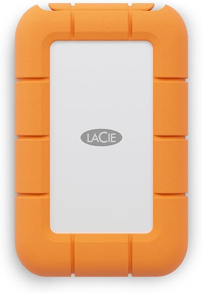 LaCie Rugged Mini SSD 1TB USB C Shock-Resistant Portable Drive