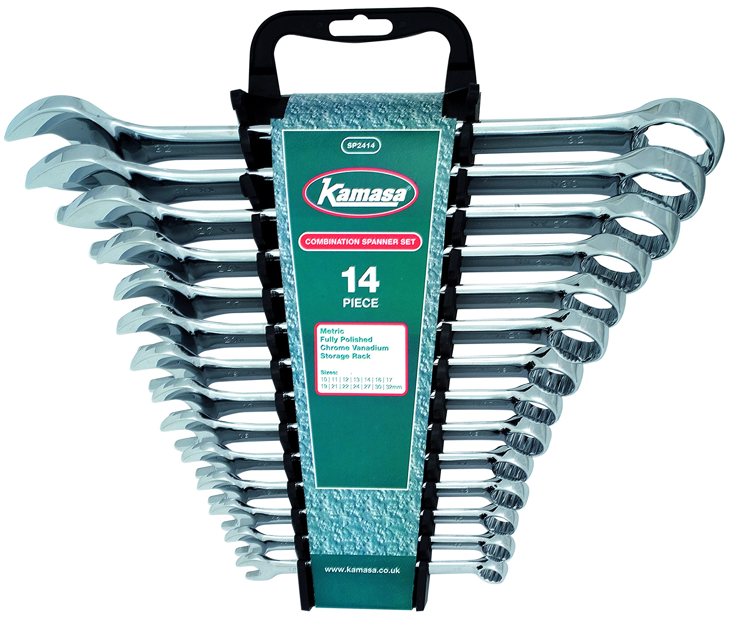 Kamasa SP2414 Combination Spanner Set 14pc