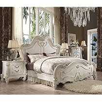 Amazon.com: Transitional Bedroom Set Includes Panel Bed, 2 x