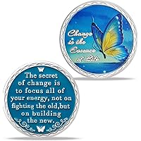 10 Months Sobriety Coin Tree Of Life AA Chip Medallion Sober Gifts For Men Women - View #2