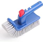 Sepetrel Pool Brush Head for Cleaning Walls,Steps &amp; Corners,Rotatable Hand Scrub Brushes,for Inground/Above Ground Swimming Pool,Spa, Bathroom, Hot Tub, Kitchen