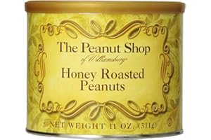 The Peanut Shop of Williamsburg Peanuts, Honey Roasted, 11 Ounce