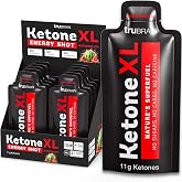 Ketone XL No Caffeine Exogenous Ketones Energy Shots &ndash; 10 Pack of Caffeine-Free Energy Drinks with 11g Ketones Per Shot &ndash; Sugar Free, Salt Free, Clean Ketone Energy (Watermelon)