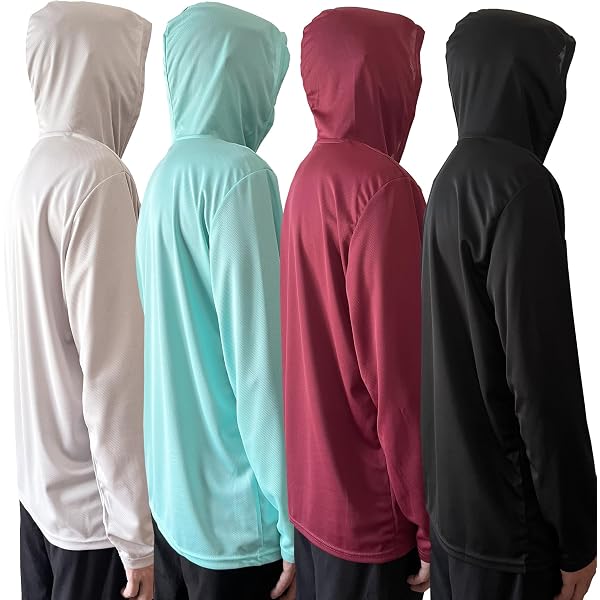 Uno Mejor Hoodie Sweatshirt 3-Pack For Men – Long Sleeve Breathable Work Shirts, 100% Polyester, Orange, Size Large - View #2