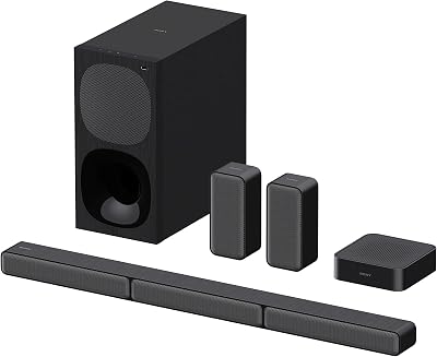 Sony HT-S40R 5.1ch 600W Soundbar with Subwoofer and Wireless Rear Speakers