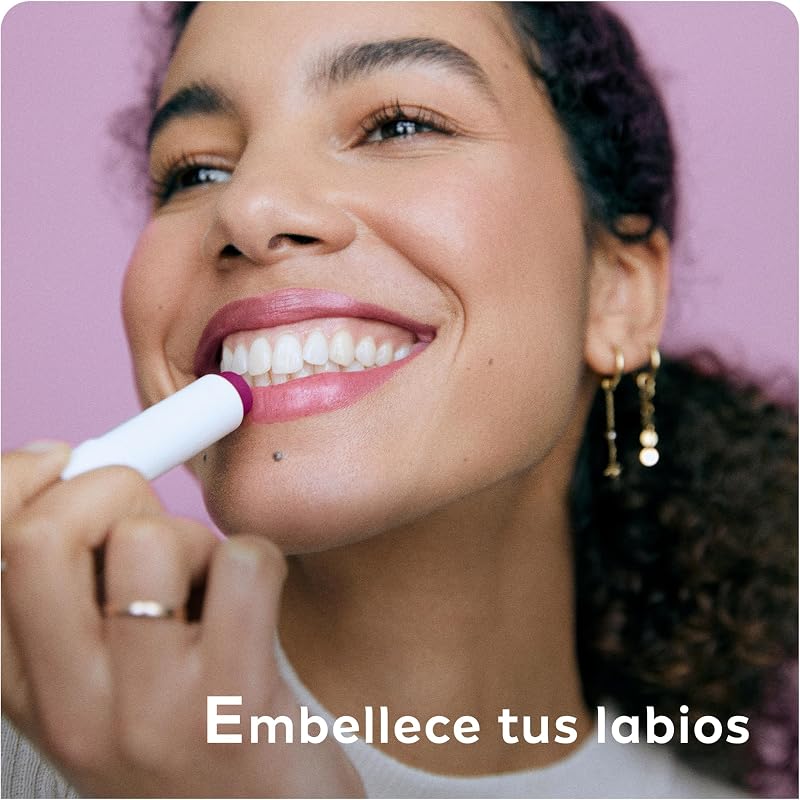 Blackberry Shine (1 x 4,8 g), cacao de labios con olor a frambuesa, bálsamo labial con color, bálsamo hidratante para unos labios bonitos, suaves y jugosos