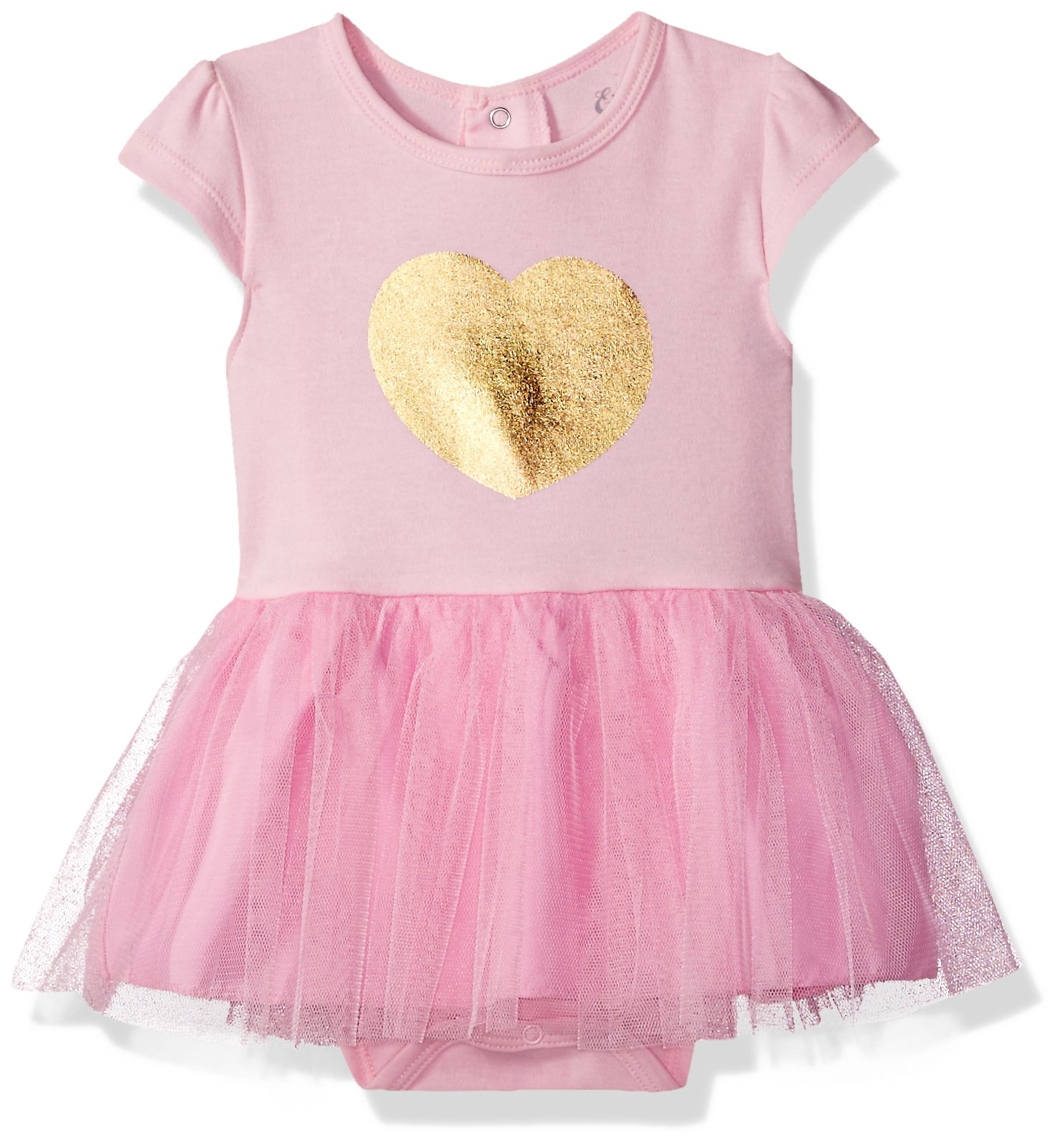 Bon Bebe Baby Girls' Bodysuit with Tulle Skirt