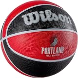 Wilson NBA Team Tribute Portland Trail Blazers Size 7 Outdoor Rubber Basketball view 3