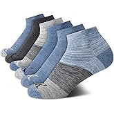 Calvin Klein Women's Quarter Socks - 6 Pack Cushioned Athletic Ankle Socks for Women - Women's Sports Socks (Size: 4-10)