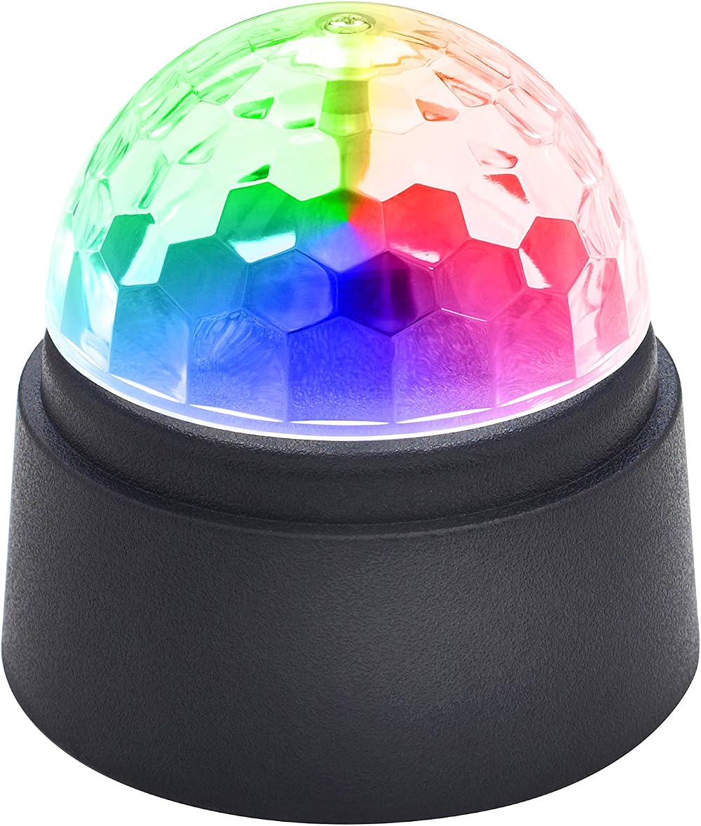 Global Gizmos Crystal Starball Disco Light Mini 9cm Battery Operated