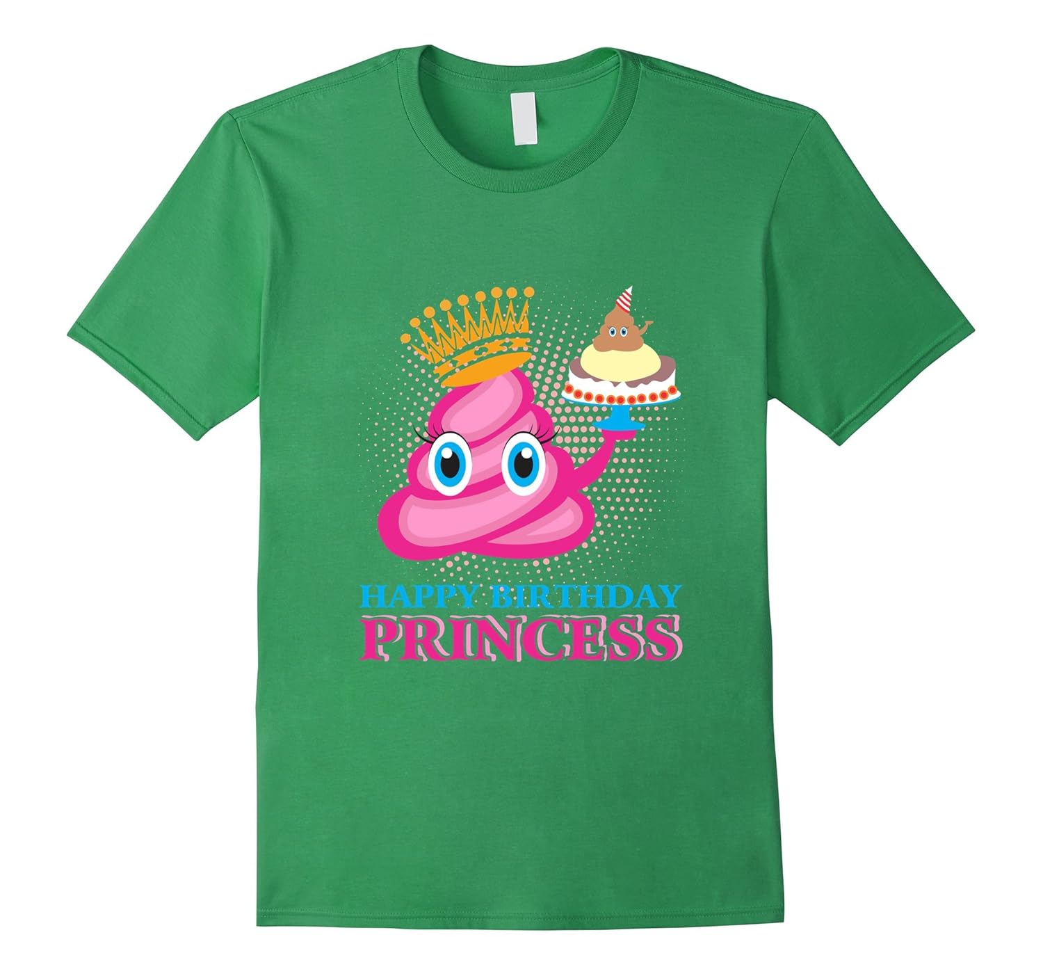 Funny Pink Poop Emoji Happy Birthday Shirt – Limited ...