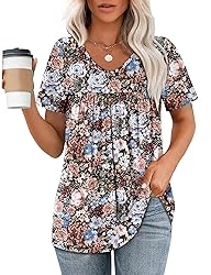 WEESO Womens Summer Tops 2025 Short Sleeve T Shirts